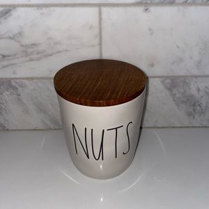 RAE DUNN Nuts canister